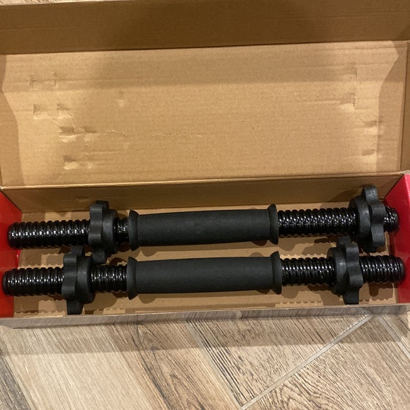 CAP Barbell 14” Black Threaded Standard Dumbbell Handles - Picture 2 of 3